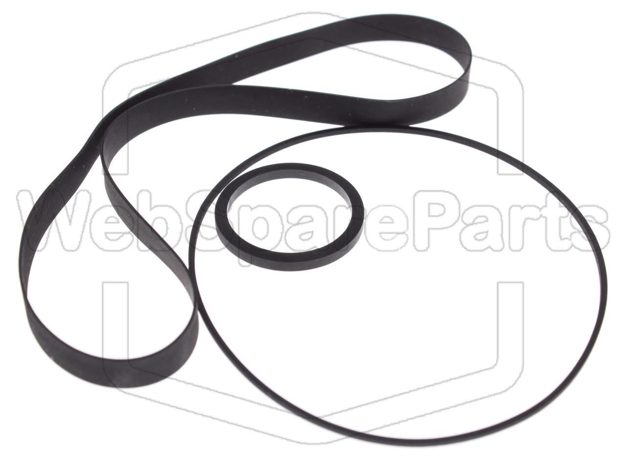 Kit cinghie ricambio per videoregistratore a cassetta NEC PVC-766 Betamax