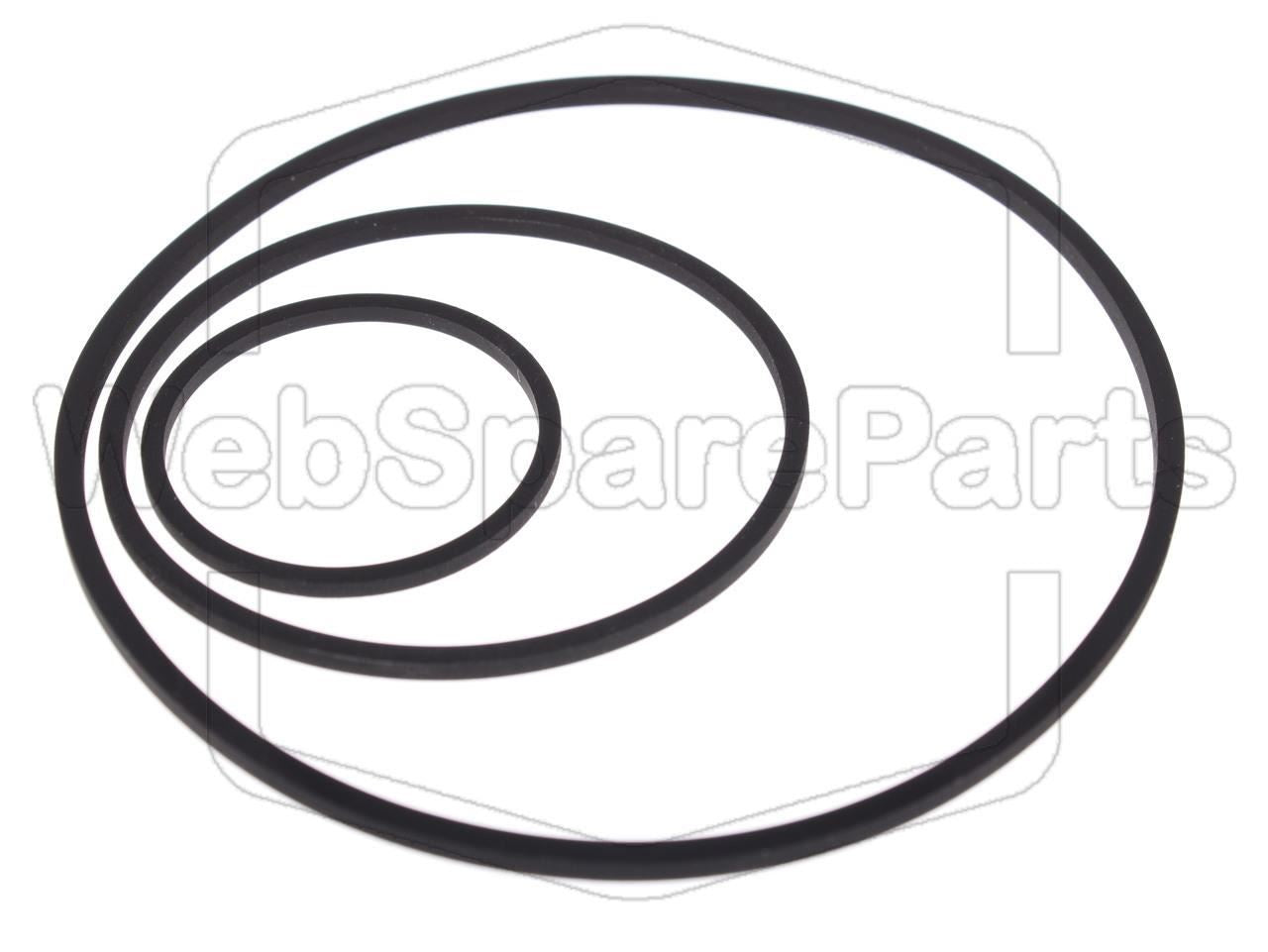 Kit cinghie ricambio per videoregistratore a cassetta Fujitsu General VGX-625