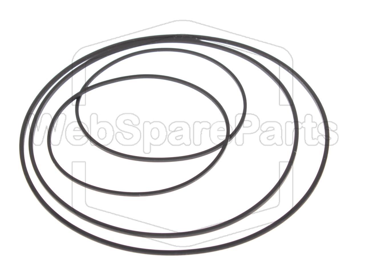 Kit cinghie ricambio per doppia piastra cassette Pioneer XR-P970F