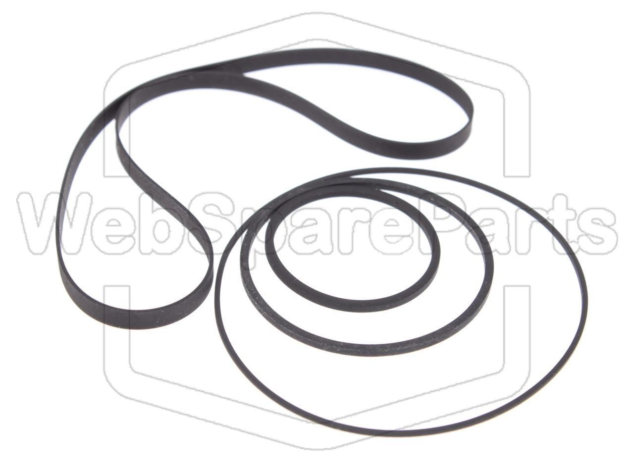 Kit cinghie ricambio per restaurazione piastra cassette vintage Pioneer CT-960