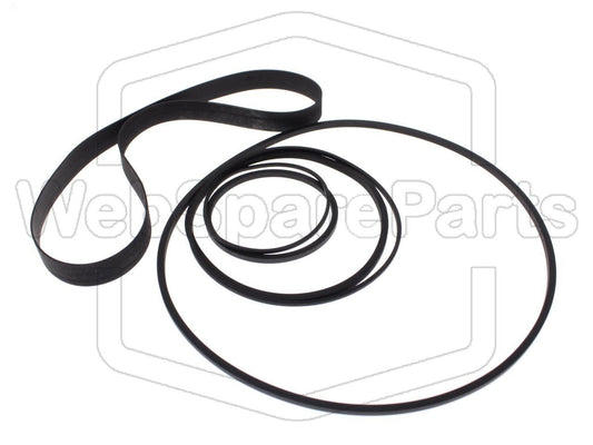 Kit cinghie ricambio per videoregistratore a cassetta Prosco IV-707