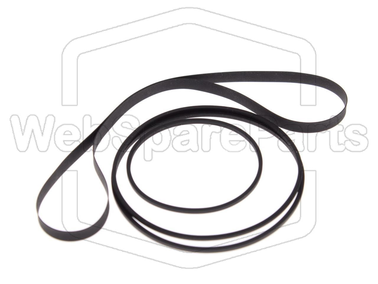 Kit cinghie ricambio per restaurazione piastra cassette vintage Hitachi D-550