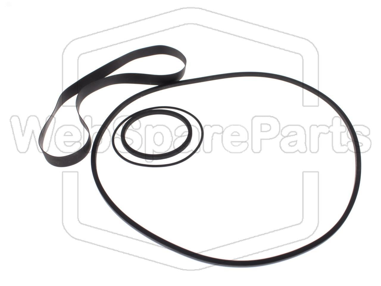 Kit cinghie ricambio per videoregistratore a cassetta Sharp VC-2300 G