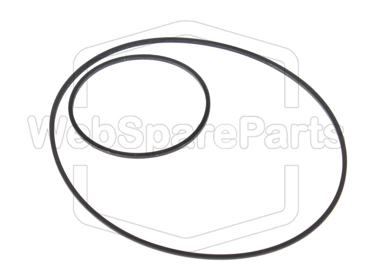 Kit cinghie ricambio per restaurazione piastra cassette vintage Pioneer X-MDX717