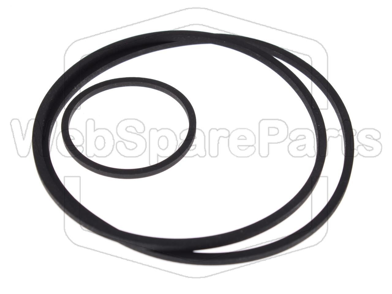 Kit cinghie ricambio per videoregistratore a cassetta Graetz TR-4918 SECAM