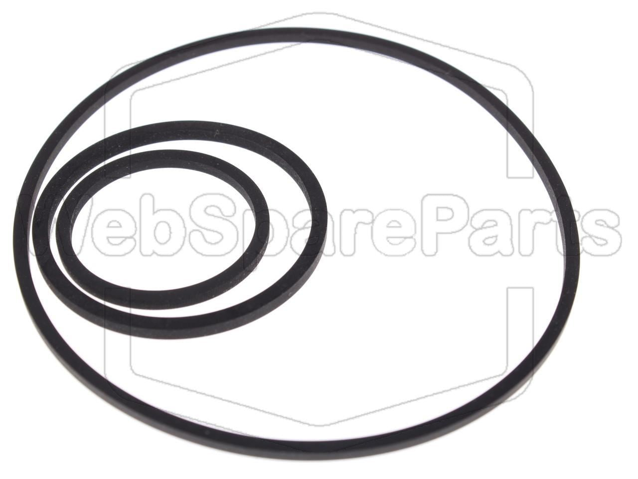 Kit cinghie ricambio per videoregistratore a cassetta Fisher FVH-P915