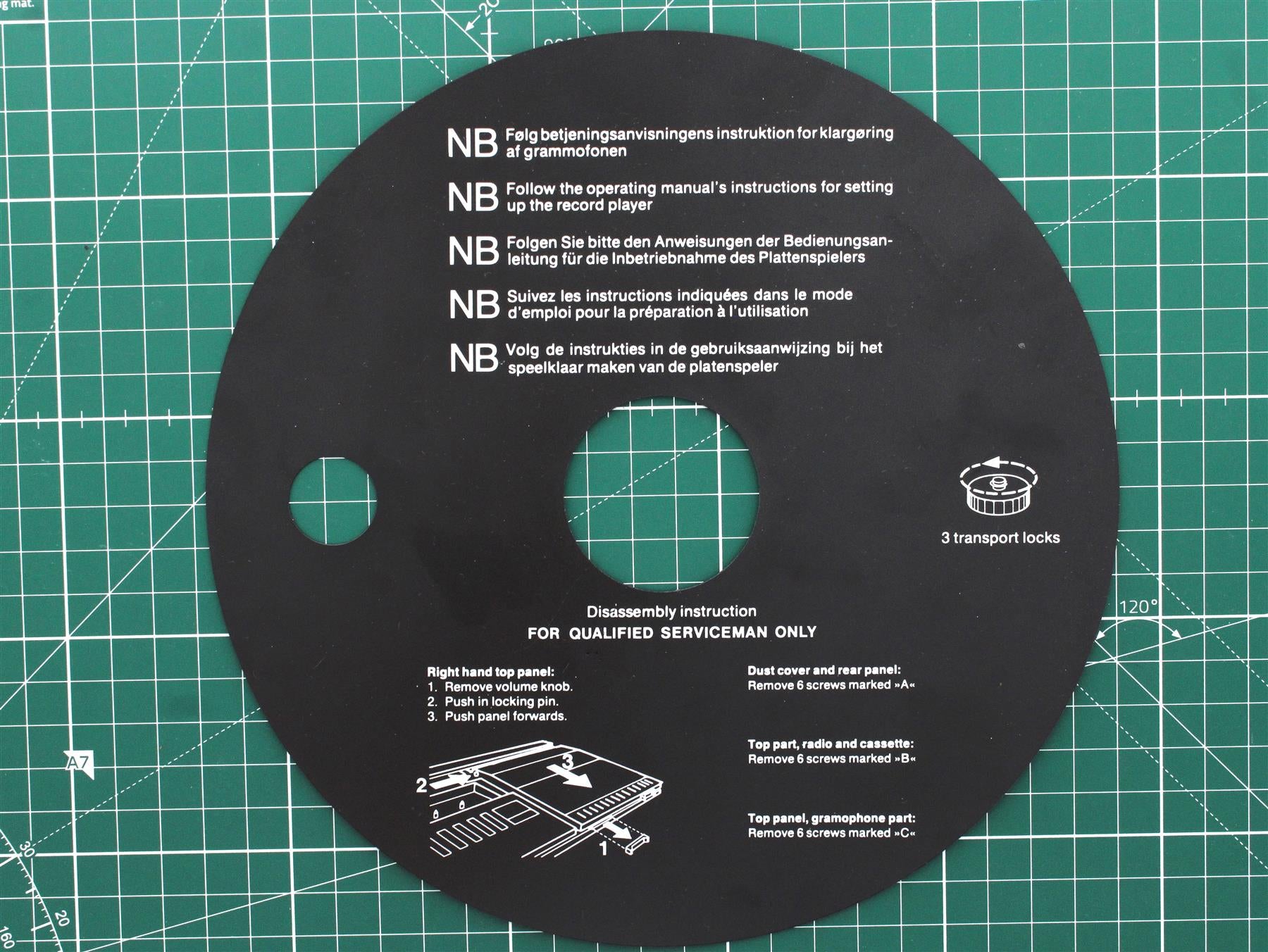 Bang & Olufsen 2622361 – Disc Cover for BeoCenter 2200 | Replacement