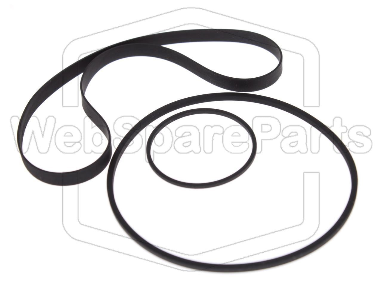 Belt Kit for Cassette Deck Bang & Olufsen Beocord 4500 Version 2