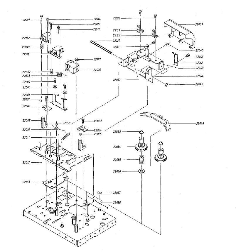 Bang & Olufsen Beocenter 2200 (Screw) Part Position: 22139
