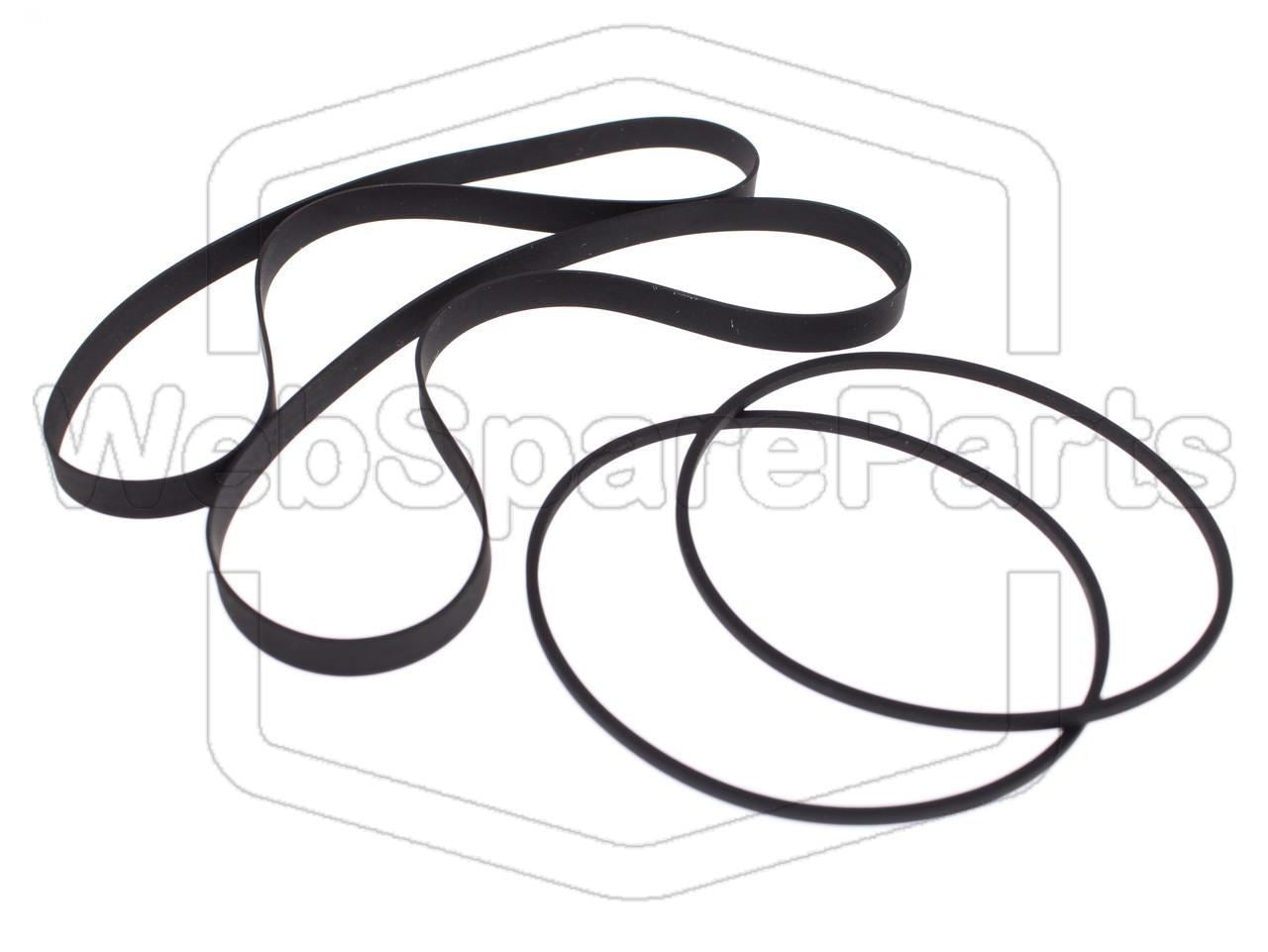Kit cinghie ricambio per doppia piastra cassette Pioneer CT-W203
