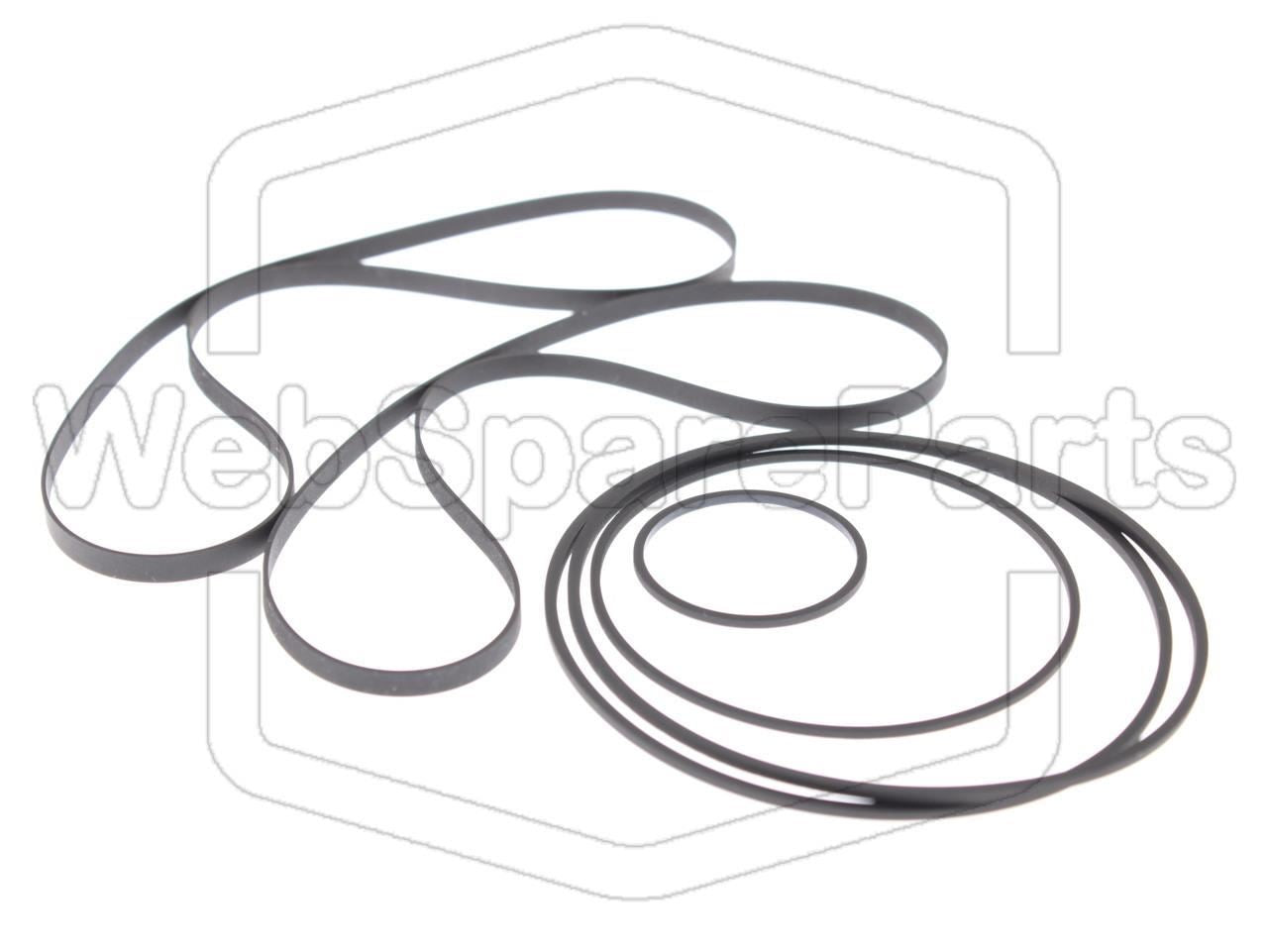 Kit cinghie ricambio per doppia piastra cassette Aiwa FX-W60