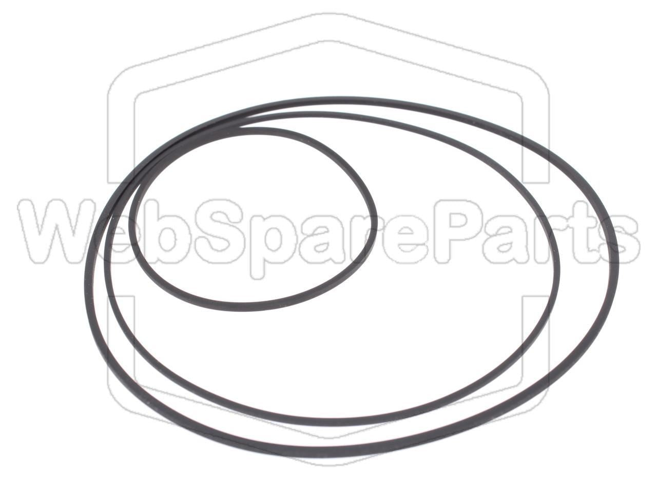 Kit cinghie ricambio per restaurazione piastra cassette vintage JVC KD-2