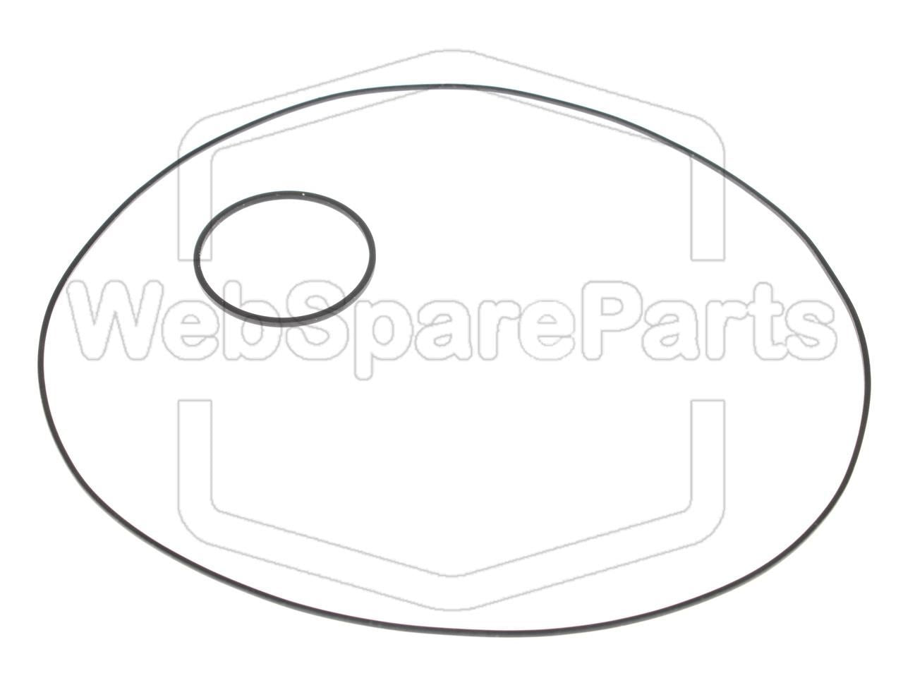 Kit cinghie ricambio per autoradio cassette Sony XR-4412