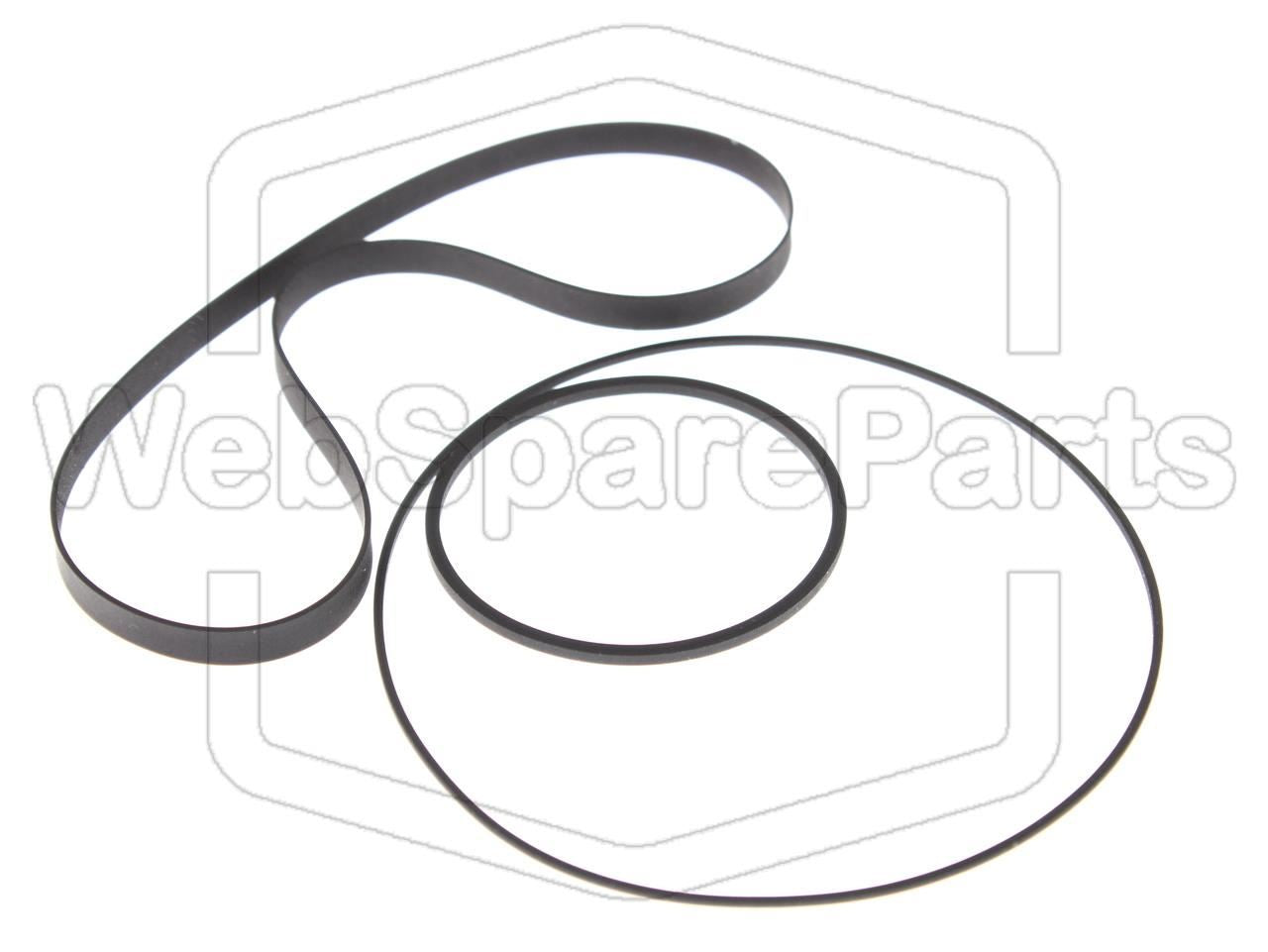 Kit cinghie ricambio per restaurazione piastra cassette vintage Sony TC-58