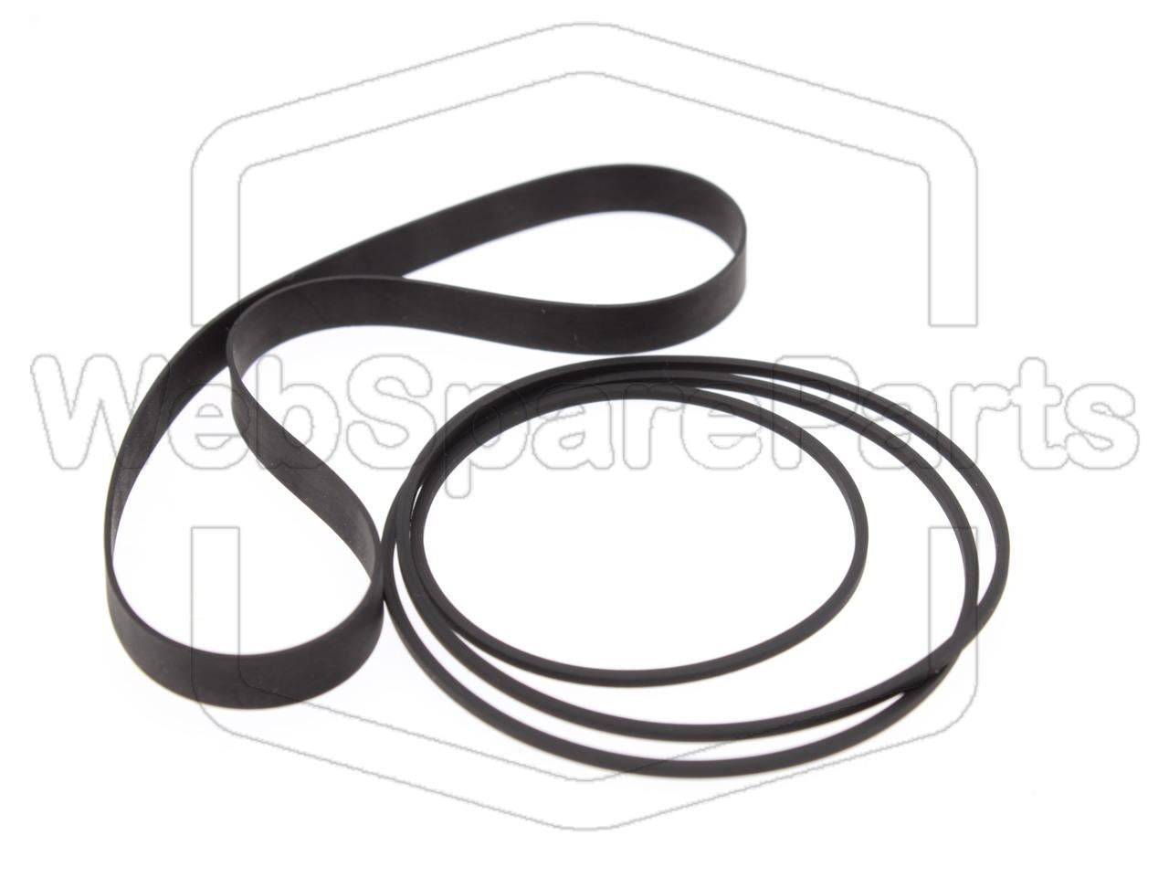 Kit cinghie ricambio per restaurazione piastra cassette vintage Sansui SC-1300