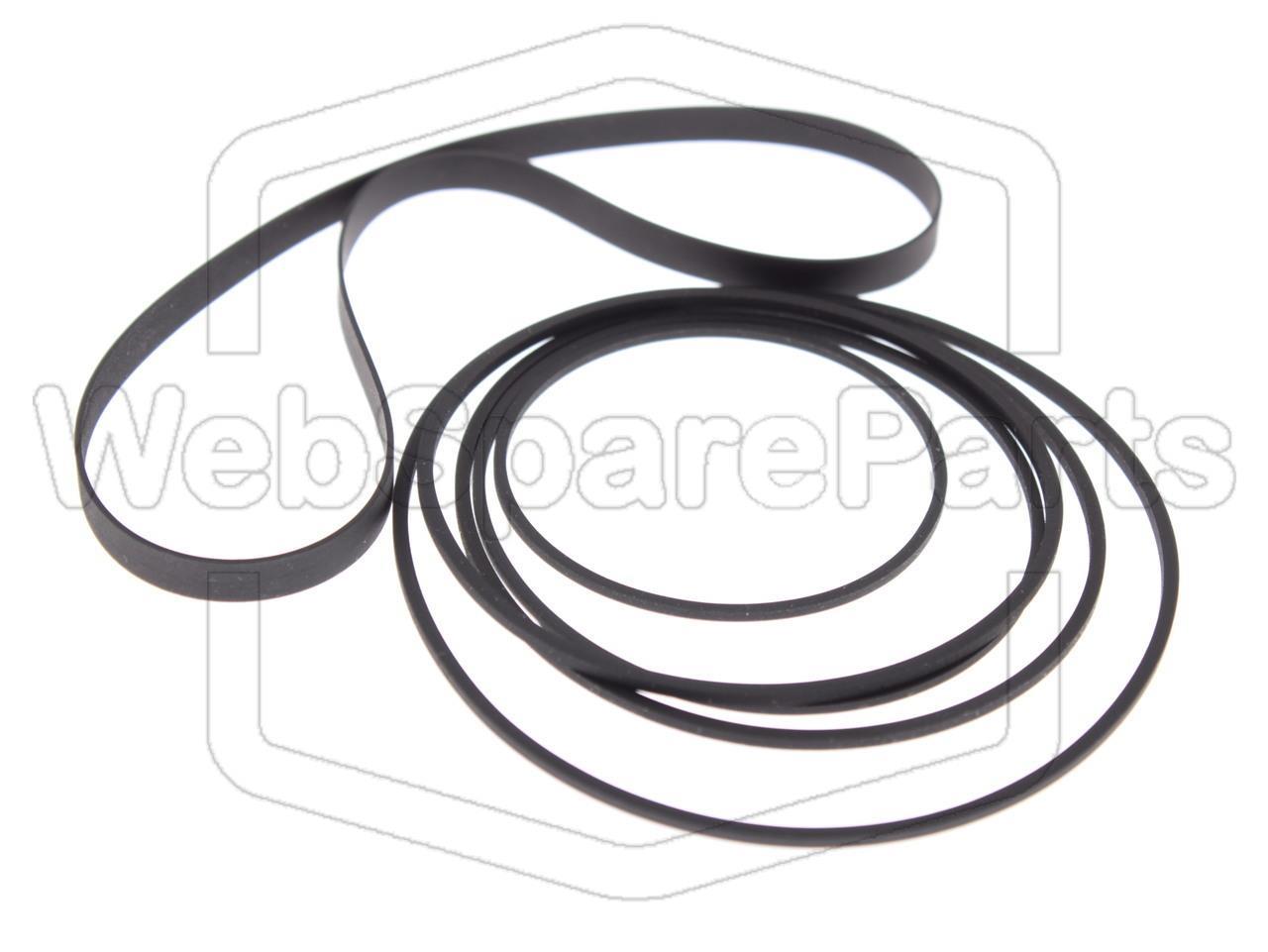 Kit cinghie ricambio per doppia piastra cassette Kenwood X-3WS