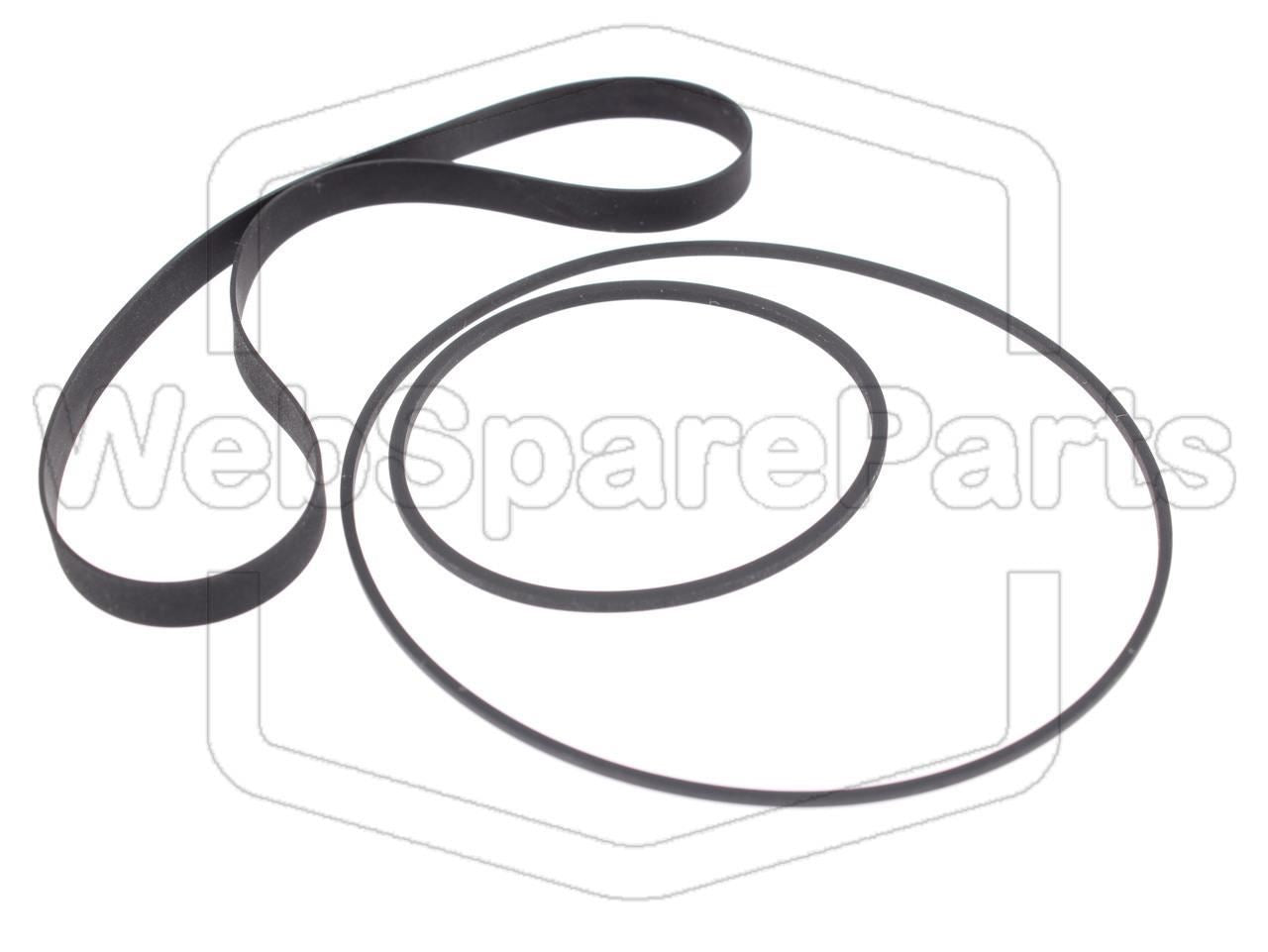 Kit cinghie ricambio per restaurazione piastra cassette vintage Pioneer CT-F555