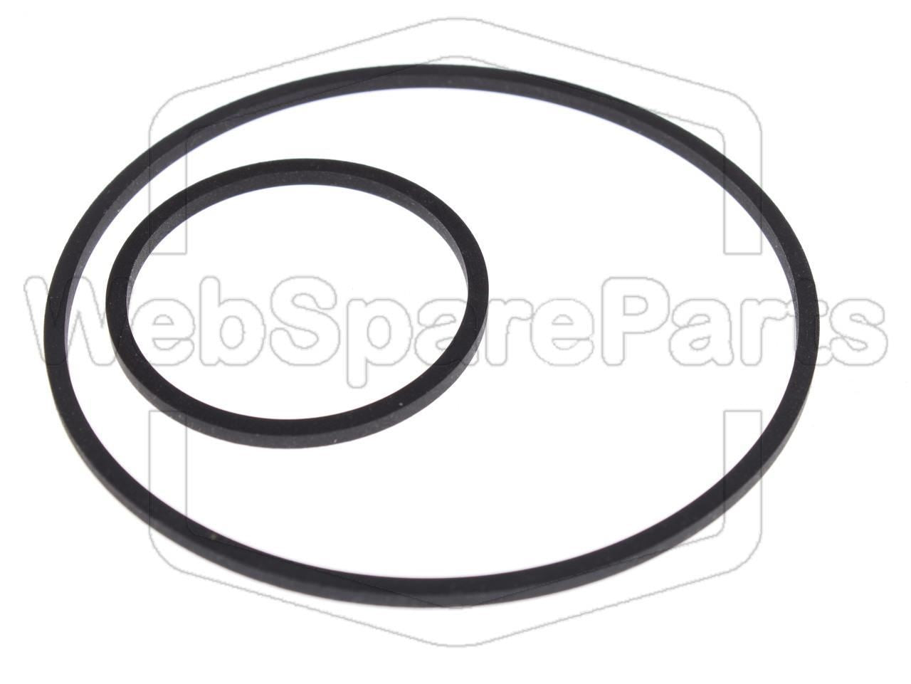 Kit cinghie ricambio per videoregistratore a cassetta Funai 9A027S