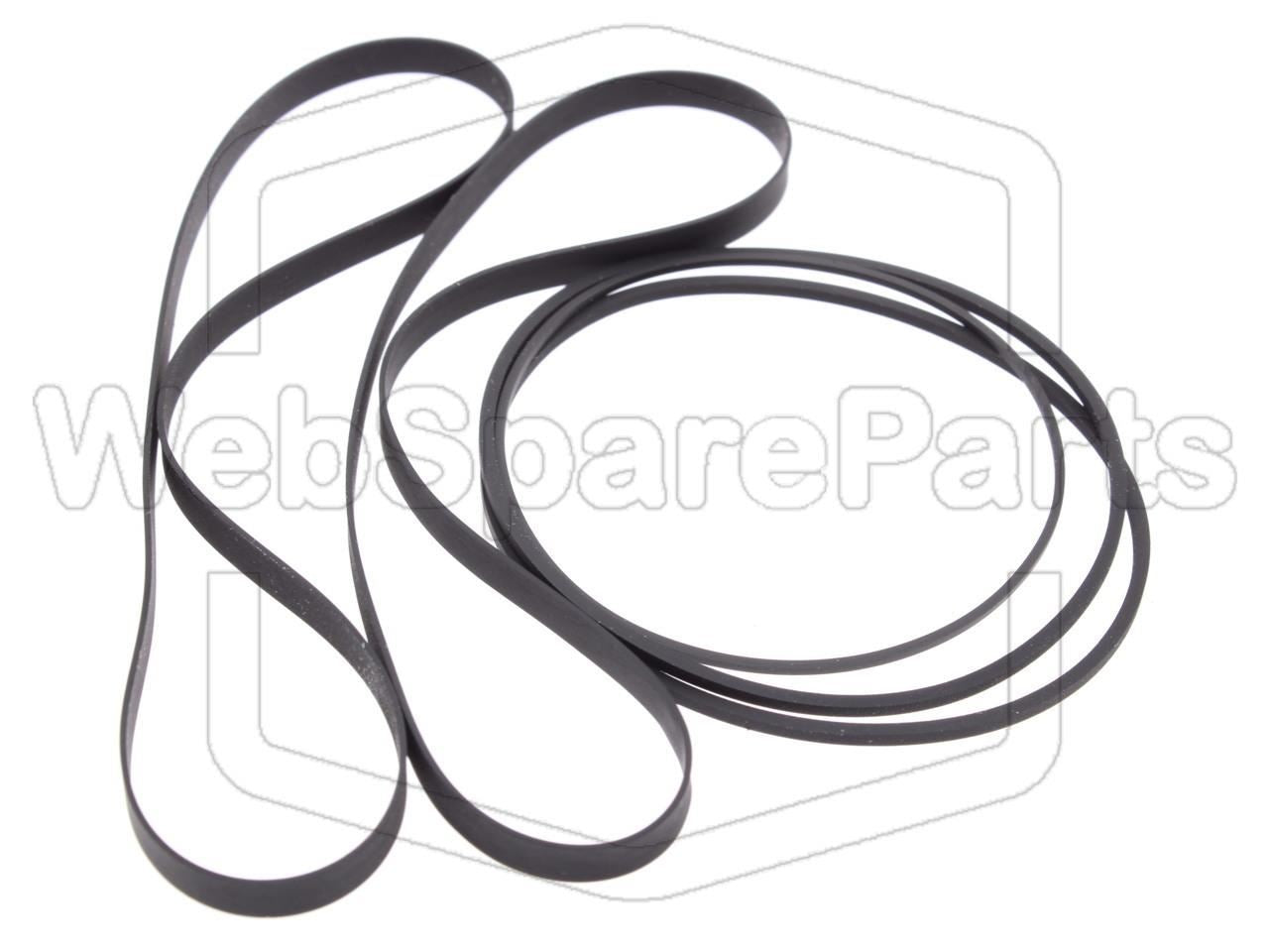 Kit cinghie ricambio per restaurazione piastra cassette vintage Pioneer DC-X55Z