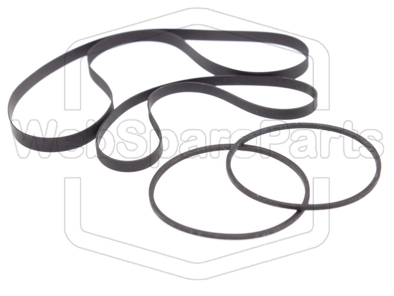 Kit cinghie ricambio per restaurazione piastra cassette vintage Sony HCD-XB200