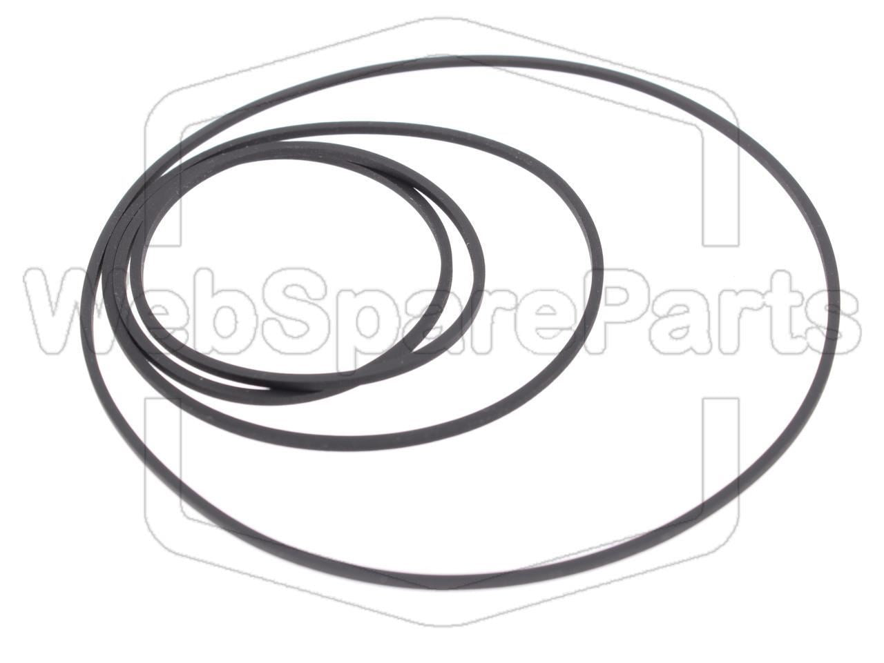 Kit cinghie ricambio per restaurazione piastra cassette vintage Pioneer XP-60C