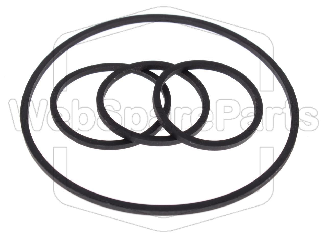 Belt Kit For Video Cassette Recorder Videotronic VHS-360 A/B
