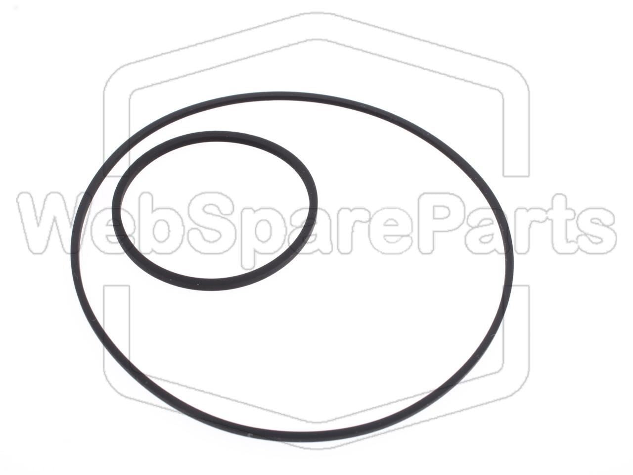 Kit cinghie ricambio per restaurazione piastra cassette vintage Sony MHC-2000