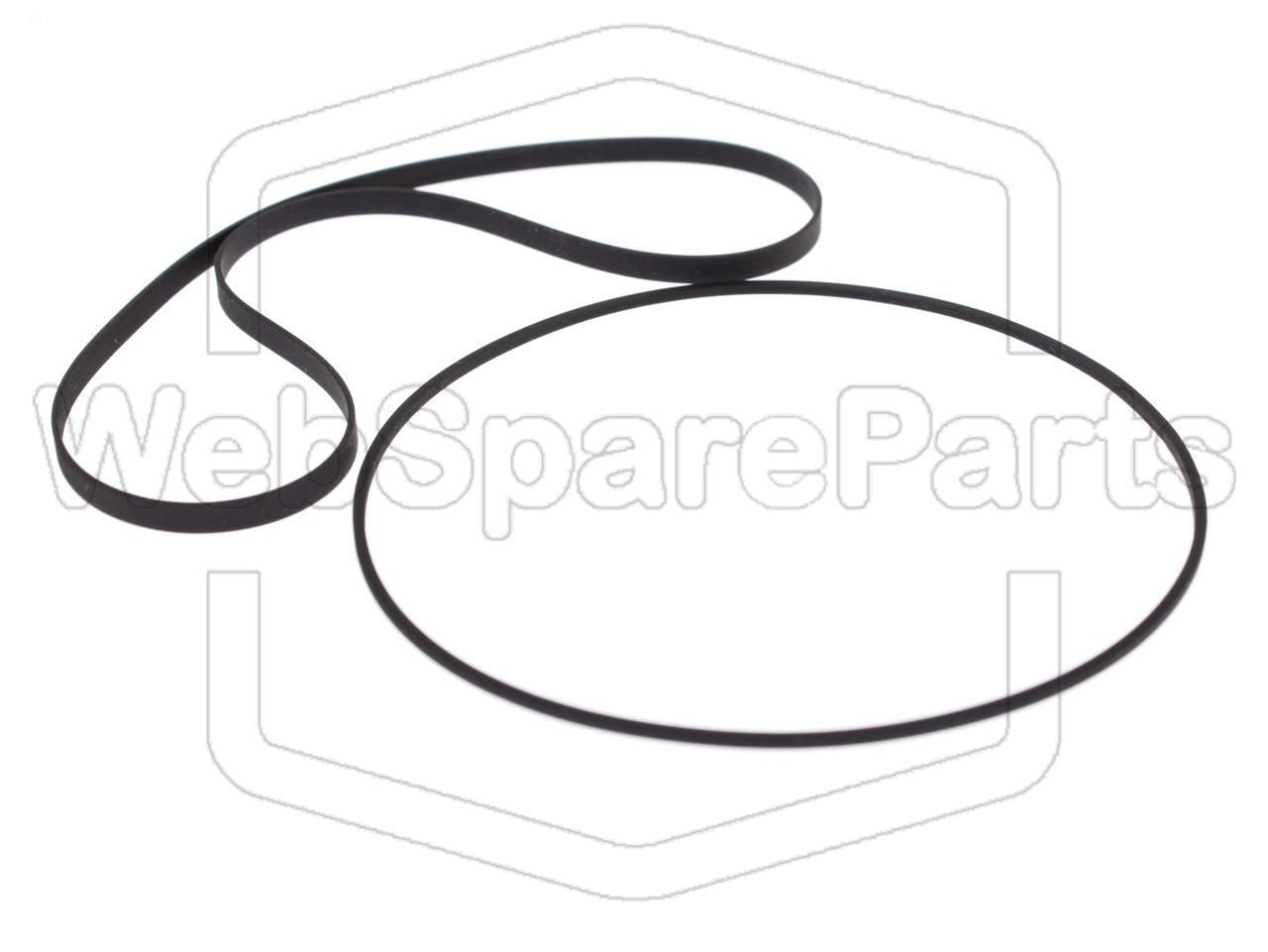 Kit cinghie ricambio per restaurazione piastra cassette vintage JVC KD-A6