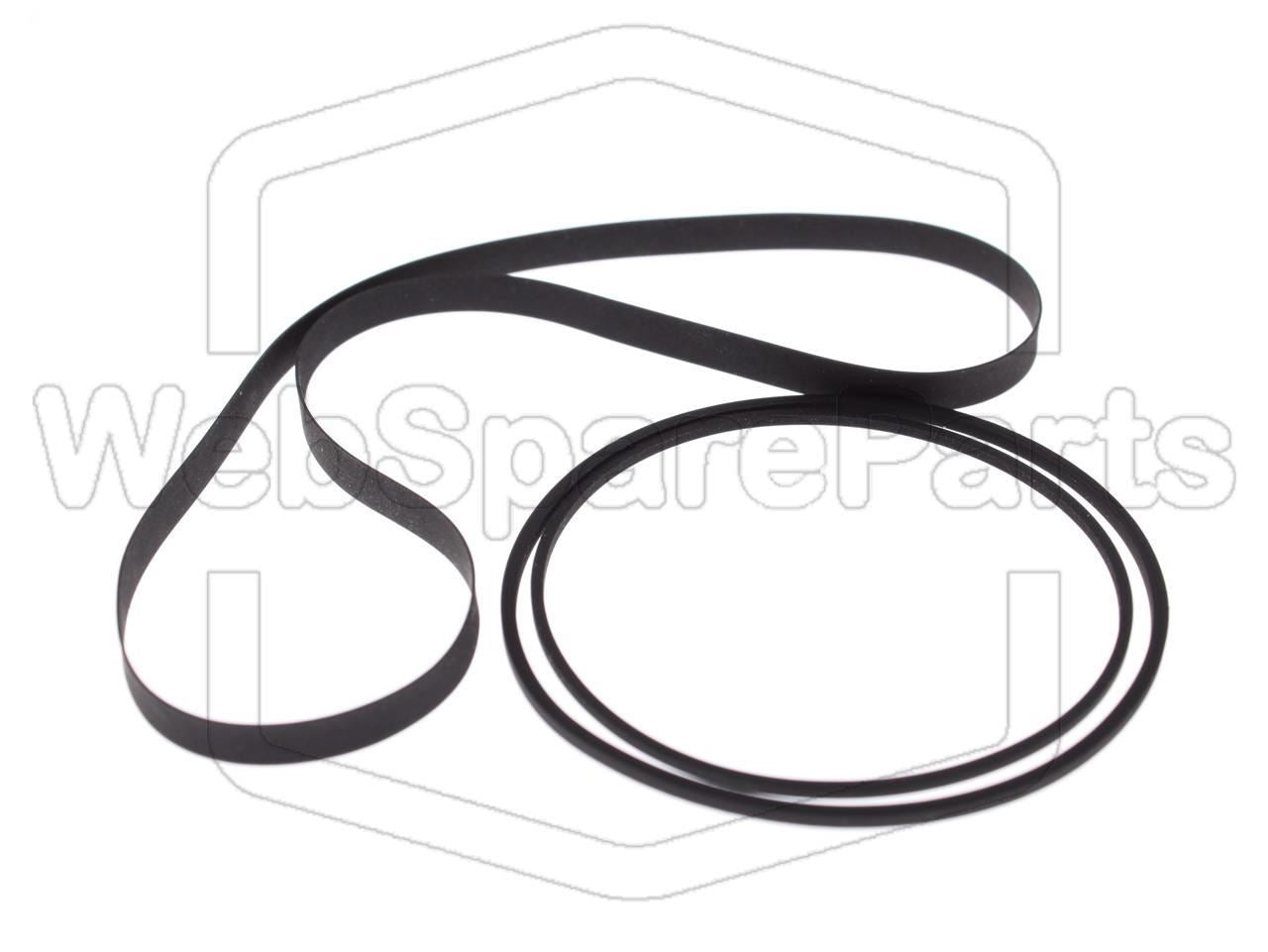 Kit cinghie ricambio per restaurazione piastra cassette vintage JVC KD-35