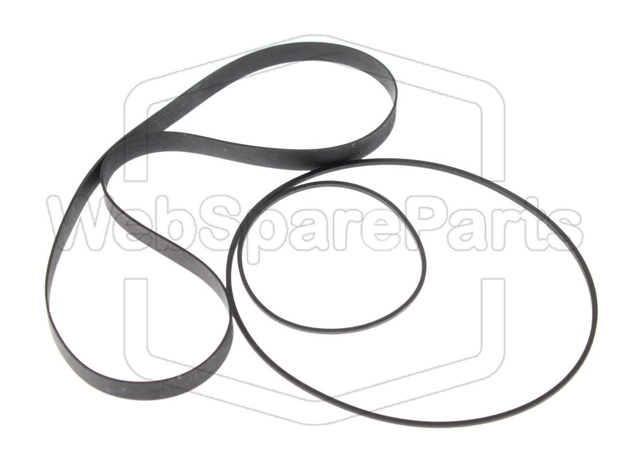 Kit cinghie ricambio per restaurazione piastra cassette vintage Pioneer CT-F9090