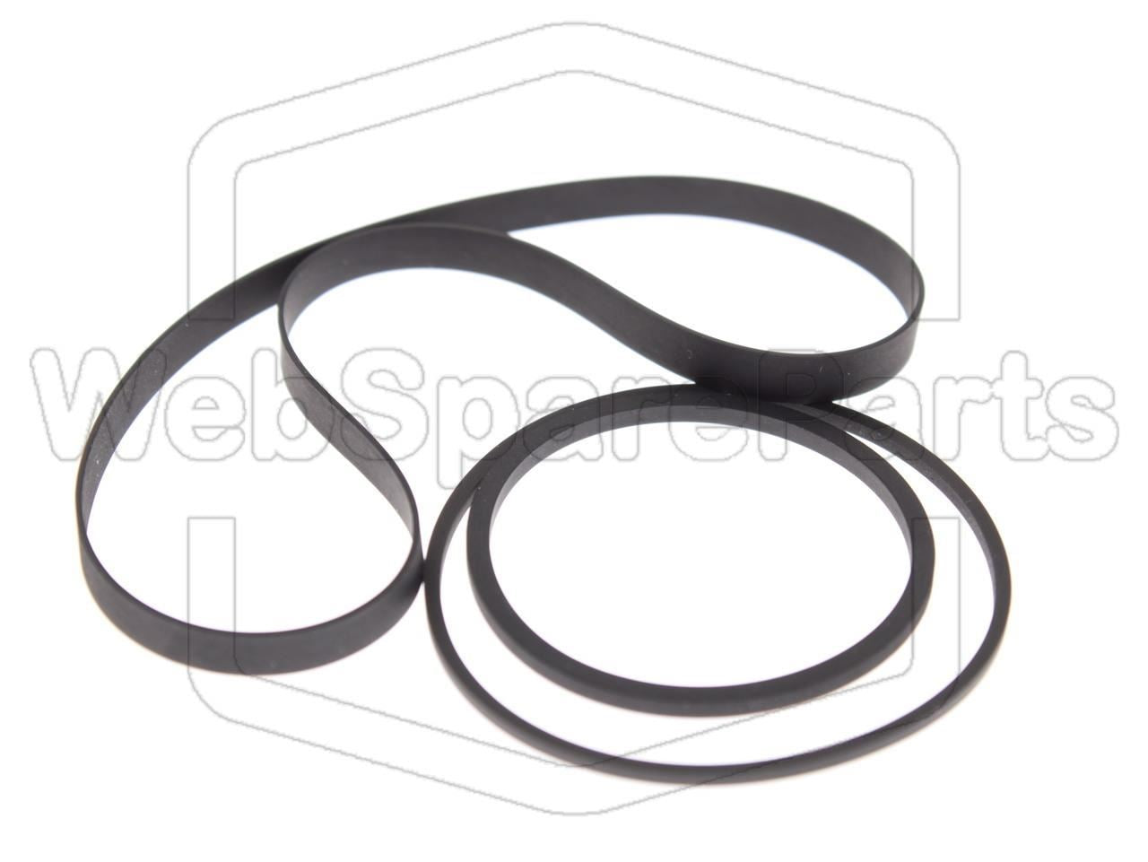 Kit cinghie ricambio per restaurazione piastra cassette vintage Kenwood KX-3050