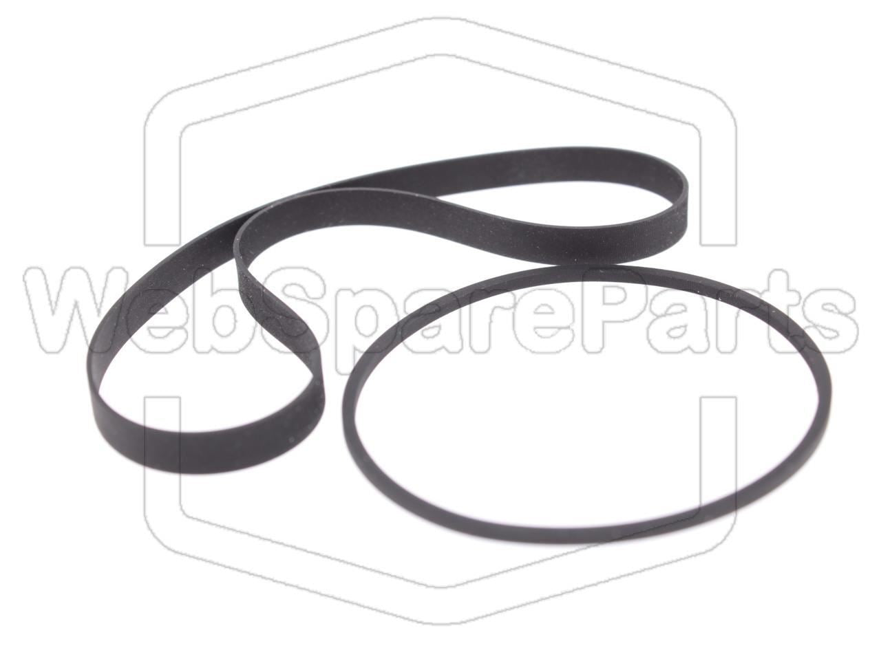 Kit cinghie ricambio per restaurazione piastra cassette vintage Kenwood KX-3060