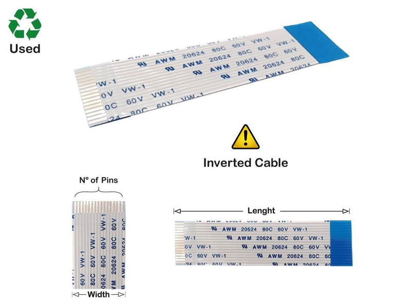 20 Pins Inverted Flat Cable L=51mm W=21.10mm