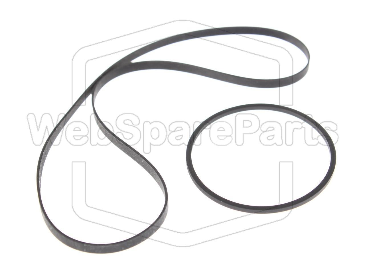 Kit cinghie ricambio per restaurazione piastra cassette vintage Sanyo RD-5600