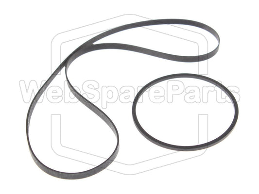 Kit cinghie ricambio per restaurazione piastra cassette vintage Sanyo RD-5600