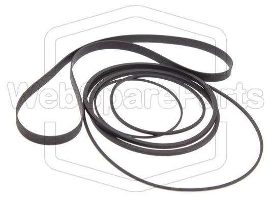 Kit cinghie ricambio per restaurazione piastra cassette vintage Pioneer CT-F650