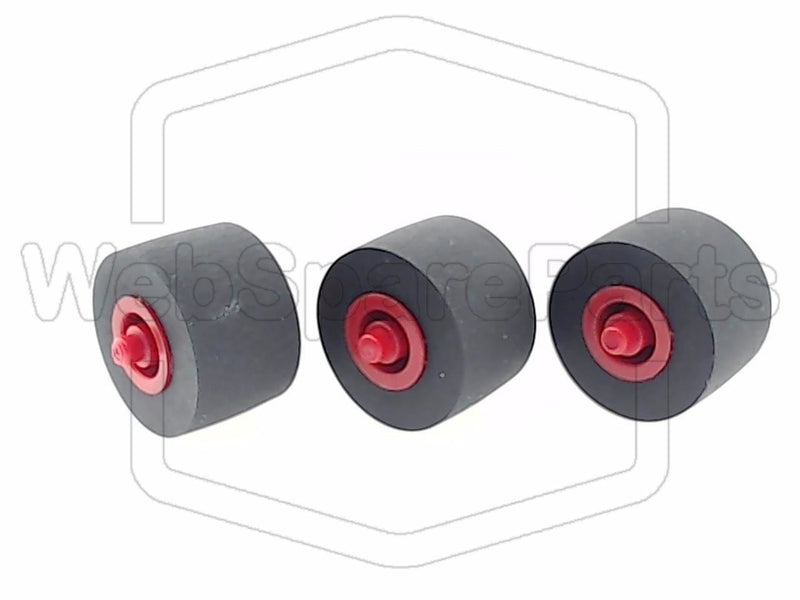 Pinch Rollers for Double Cassette Deck Teac W-600R