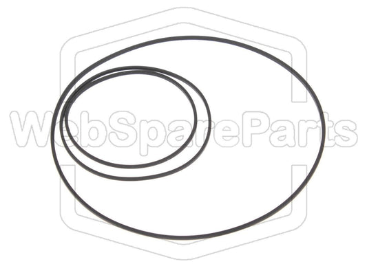 Kit cinghie ricambio per restaurazione piastra cassette vintage Sony HST-59