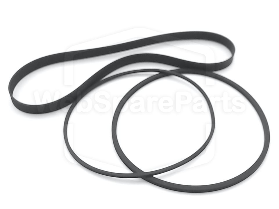 Kit cinghie ricambio per restaurazione piastra cassette vintage Sanyo C-7