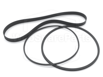 Kit cinghie ricambio per restaurazione piastra cassette vintage Sanyo C-7