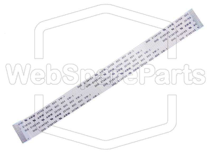 16 Pins Flat Cable L=170mm W=17.10mm