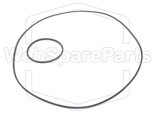 Kit cinghie ricambio per autoradio CD e cassette Pioneer FHP-6600R