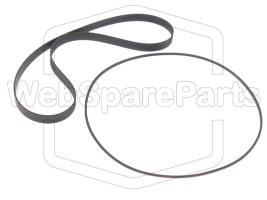 Kit cinghie ricambio per restaurazione piastra cassette vintage Sony HST-300