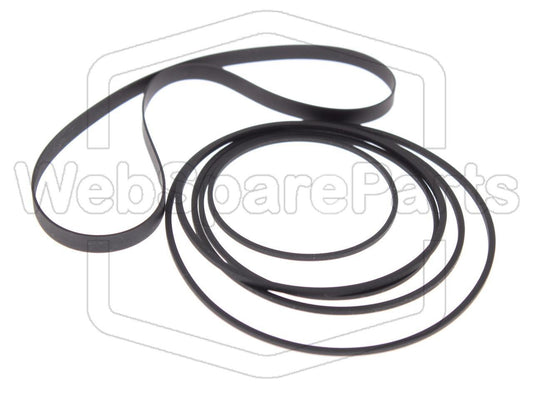 Kit cinghie ricambio per doppia piastra cassette Kenwood X-3WX (MIDI M-30)