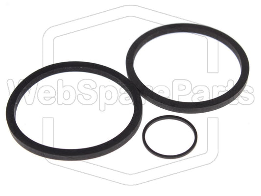Kit cinghie ricambio per lettore CD vintage JVC XL-MC2000 BK