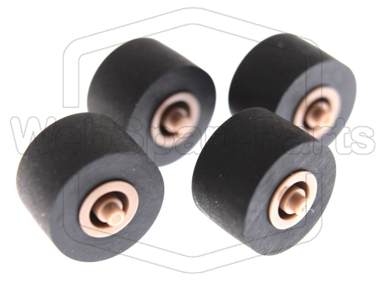 Rulli di pressione (pinch rollers) per piastra cassette Sony TC-WE435