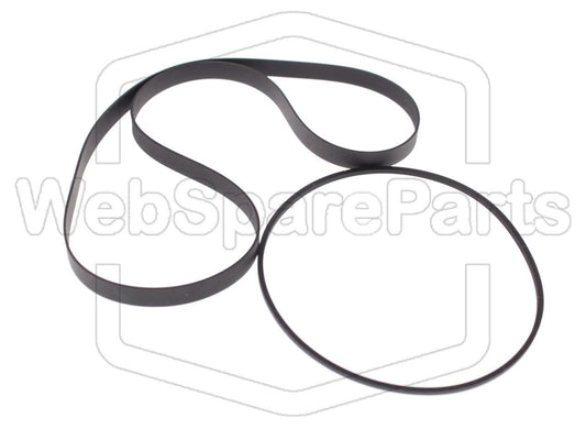 Kit cinghie ricambio per restaurazione piastra cassette vintage Sansui D-190