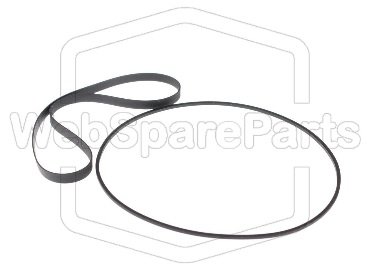 Kit cinghie ricambio piastra cassette digitale Grundig DCC305