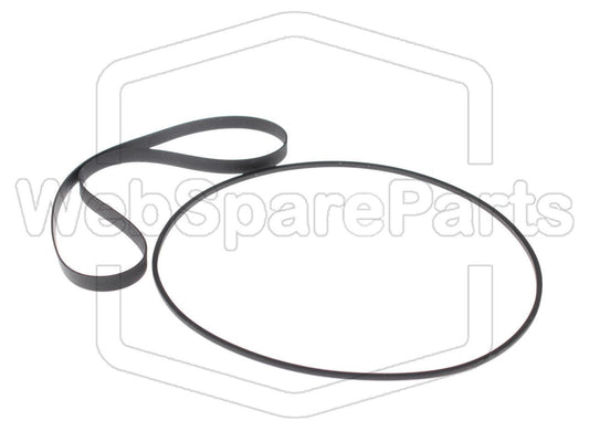 Kit cinghie ricambio piastra cassette digitale Grundig DCC305