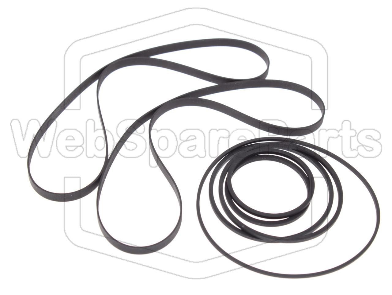 Kit cinghie ricambio per doppia piastra cassette Pioneer CT-1170W-S